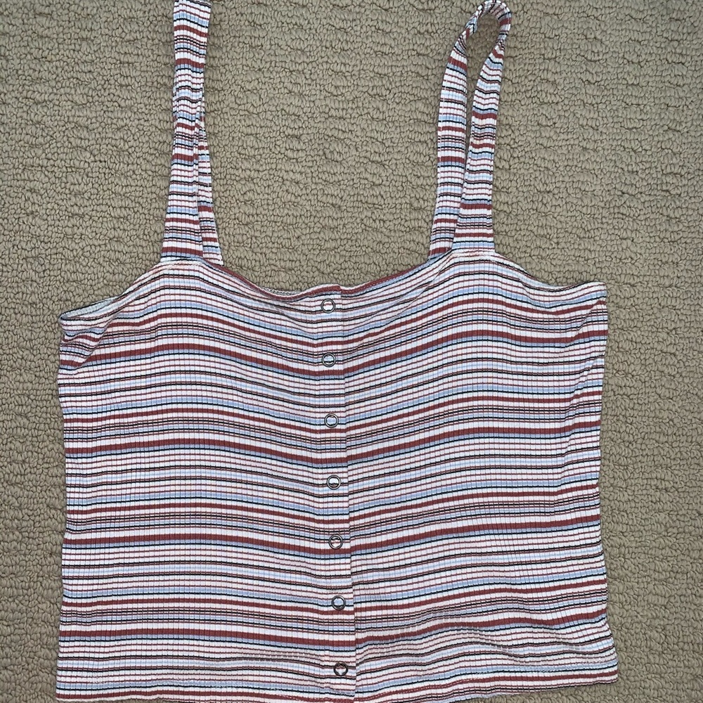 Striped Crop top tank top